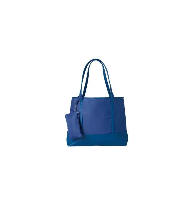 Blue Shiny Tote
