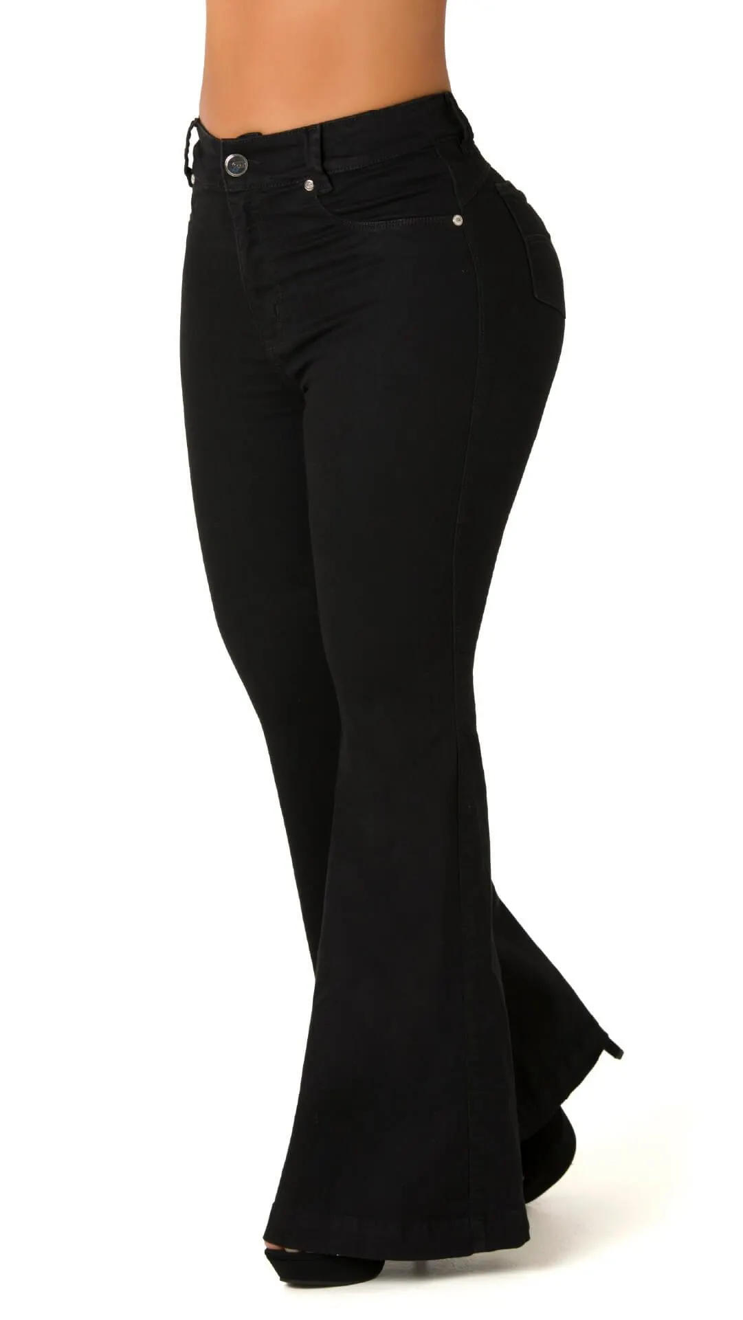 Helaine Jeans Levantacola Bota Campana 71054PDC-B