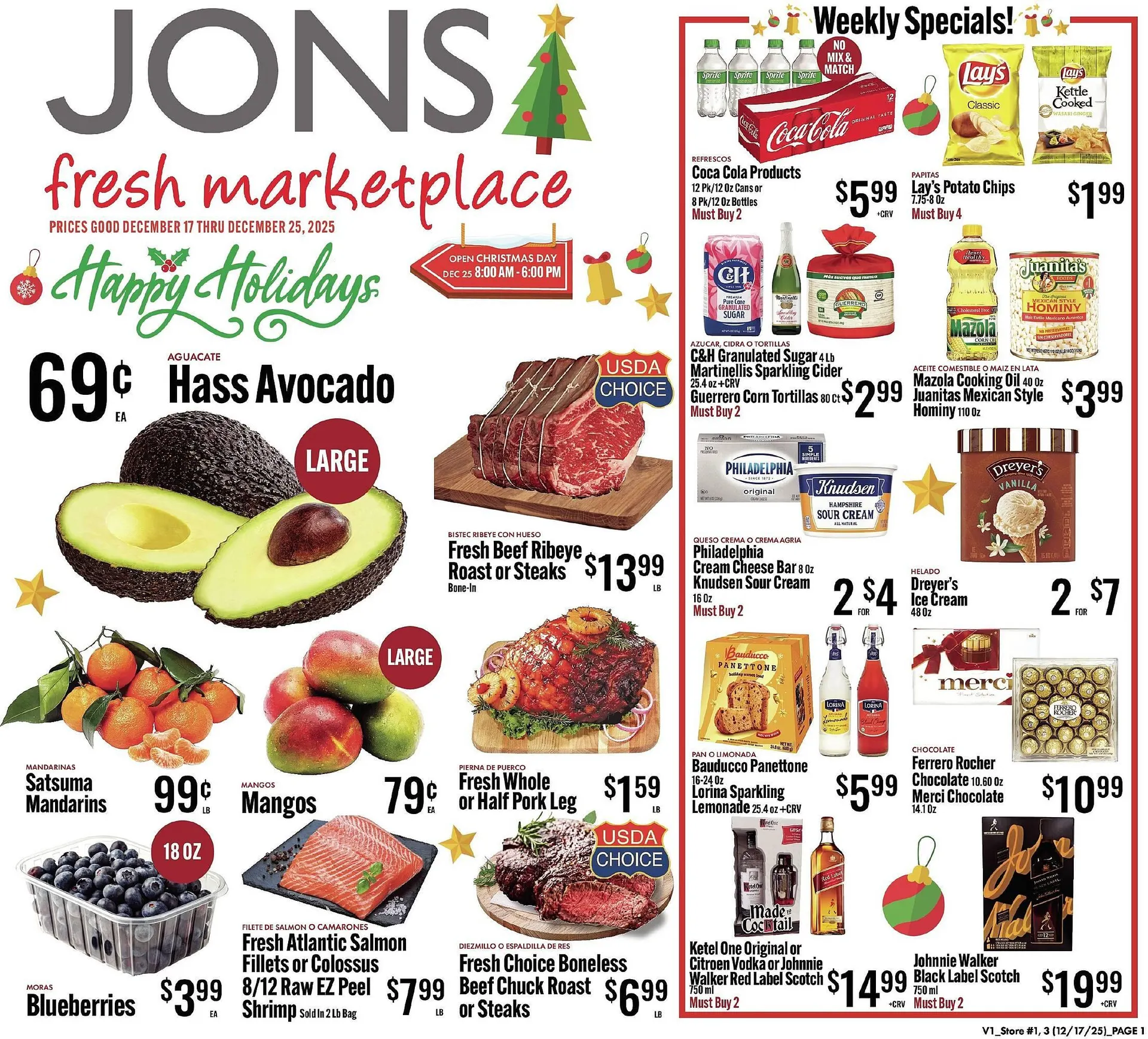Weekly ad Jons International weekly ad from December 17 to December 25 2025 - Page 1