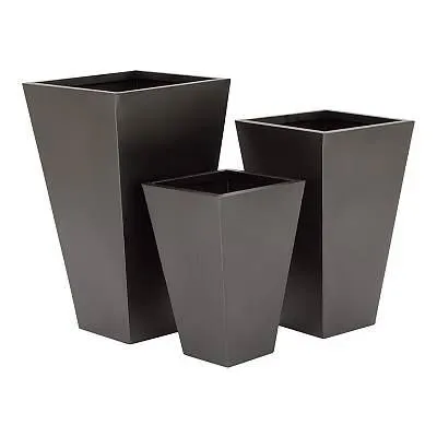 Stella & Eve Tapered Planter Floor Decor 3-piece Set