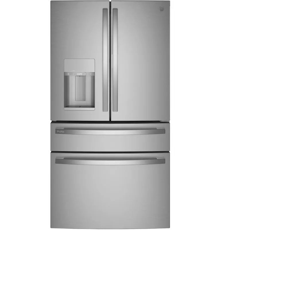 GE Profile Series PVD28BYNFS -36 Inch 4-Door French Door Smart Refrigerator with 27.9 Cu. Ft. Capacity