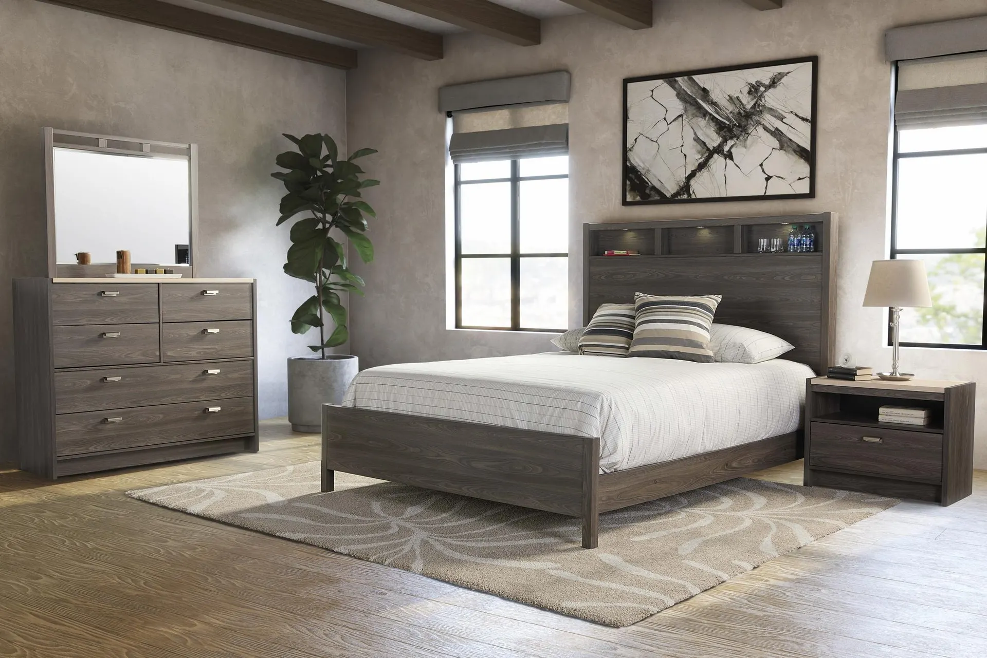 6 - Piece Evolution Queen Bedroom Set