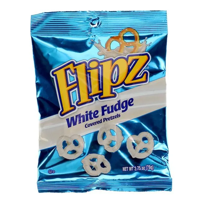 Flipz White Fudge Pretzels, 2.75 oz.