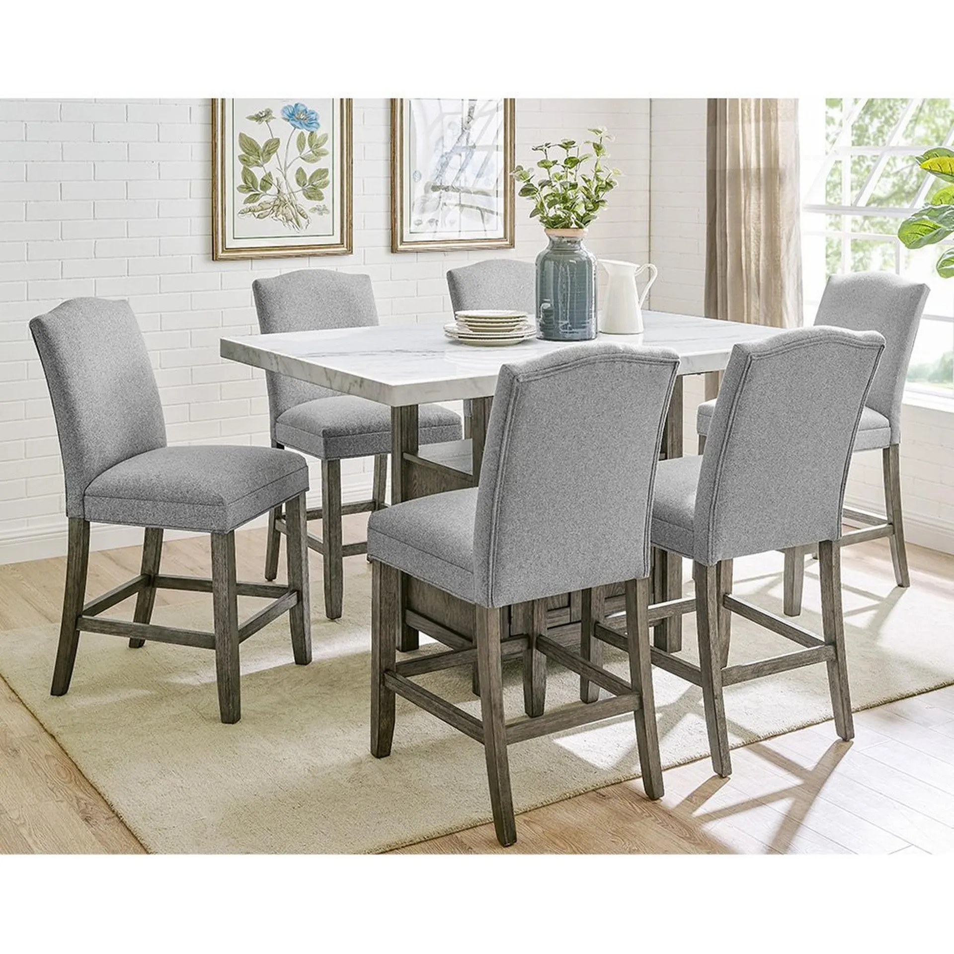 Grayson 7 - Juego de altura de mostrador de piezas