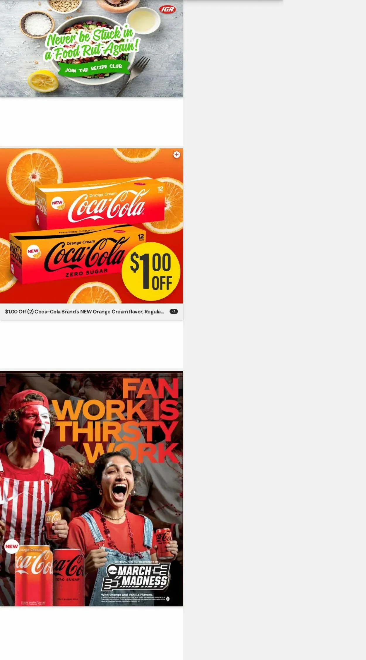 IGA Current weekly ad - 1