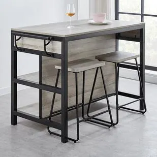 Juego de comedor alto Carson de 3 piezas