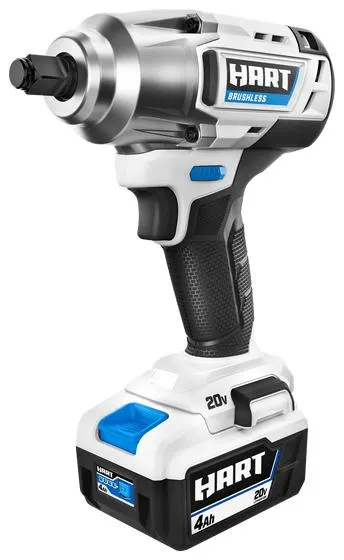 Kit de llave de impacto sin escobillas de 20 V y 1/2"