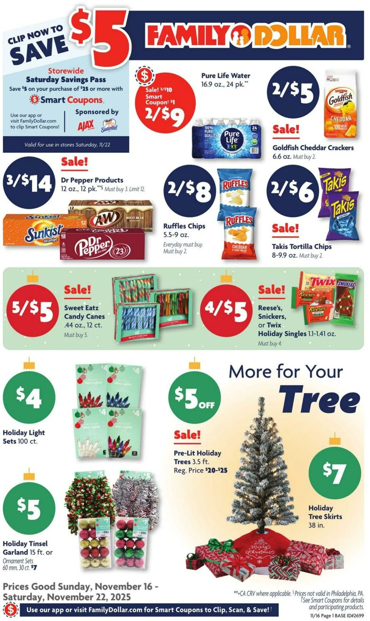 Weekly ad Family Dollar Current weekly ad from November 16 to November 22 2025 - Page 1