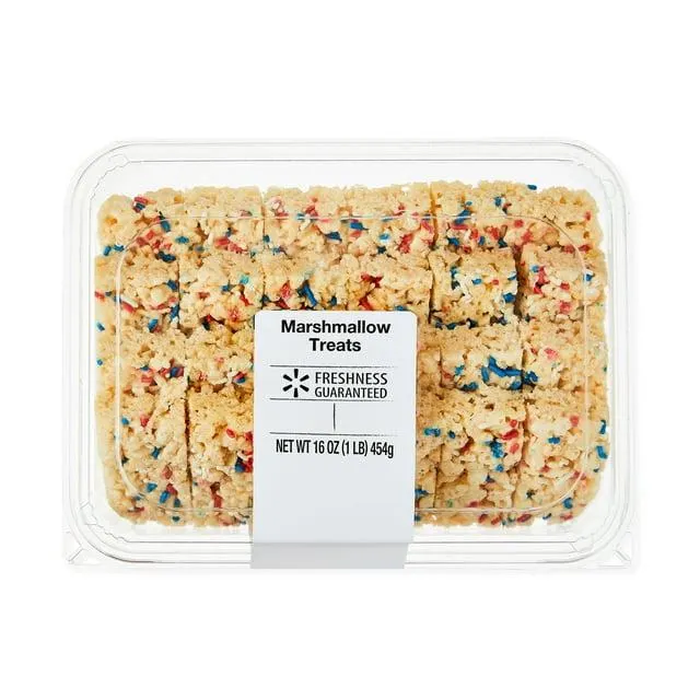 Freshness Guaranteed Summer Marshmallow Treats, 16oz, 24 Count, Instant, Chewy, Crispy, Plastic Tray
