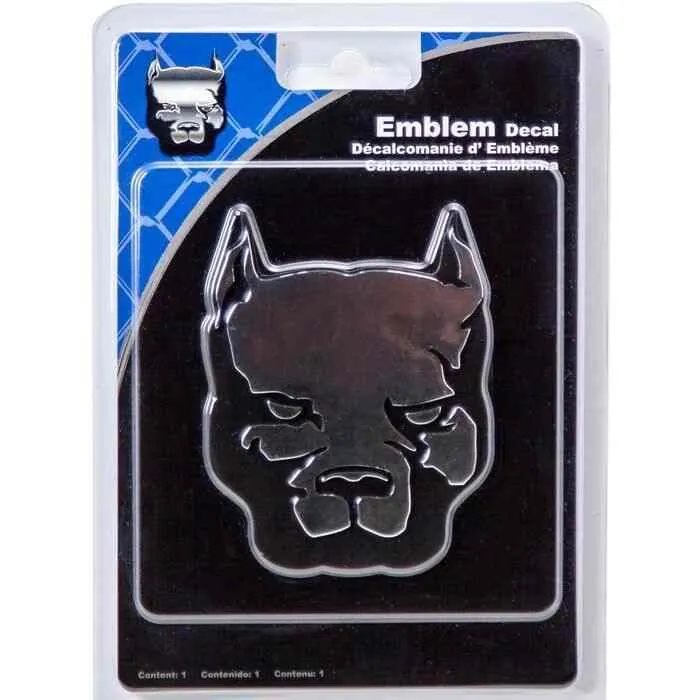 Chroma Graphics Pitbull Injections Molded Decal