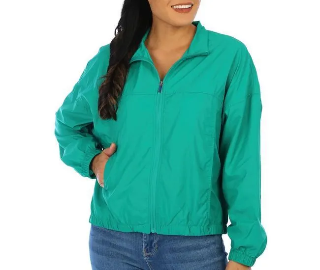 Womens Dolman Track Full Zip Jacket