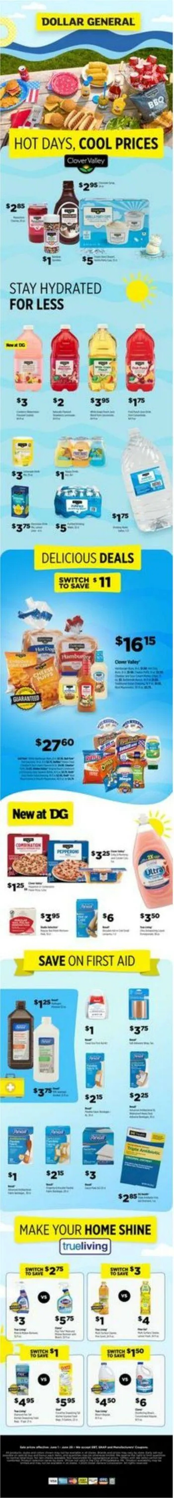 Catálogo de Dollar General Current weekly ad 1 de junio al 29 de junio 2025 - Página 1