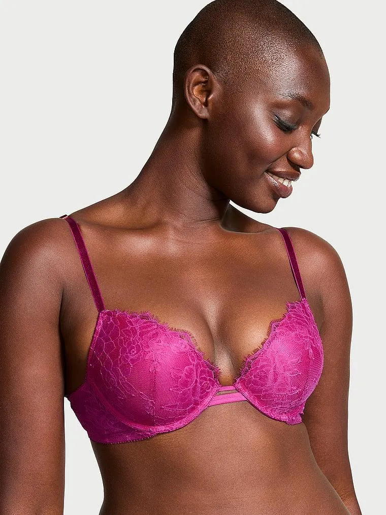 Rose Lace Push-Up Bra