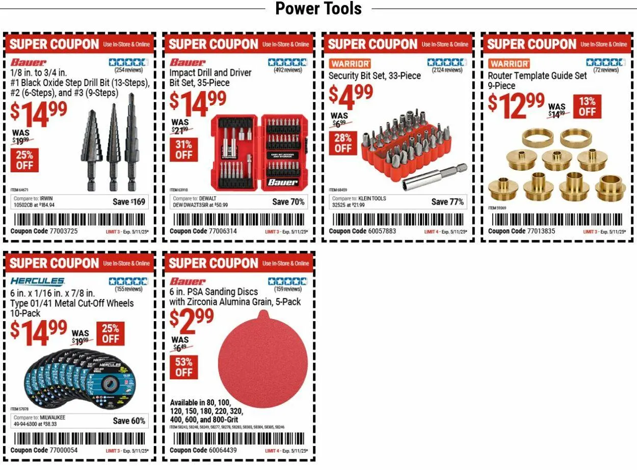 Catálogo de Harbor Freight Current weekly ad 5 de mayo al 14 de mayo 2025 - Página 8