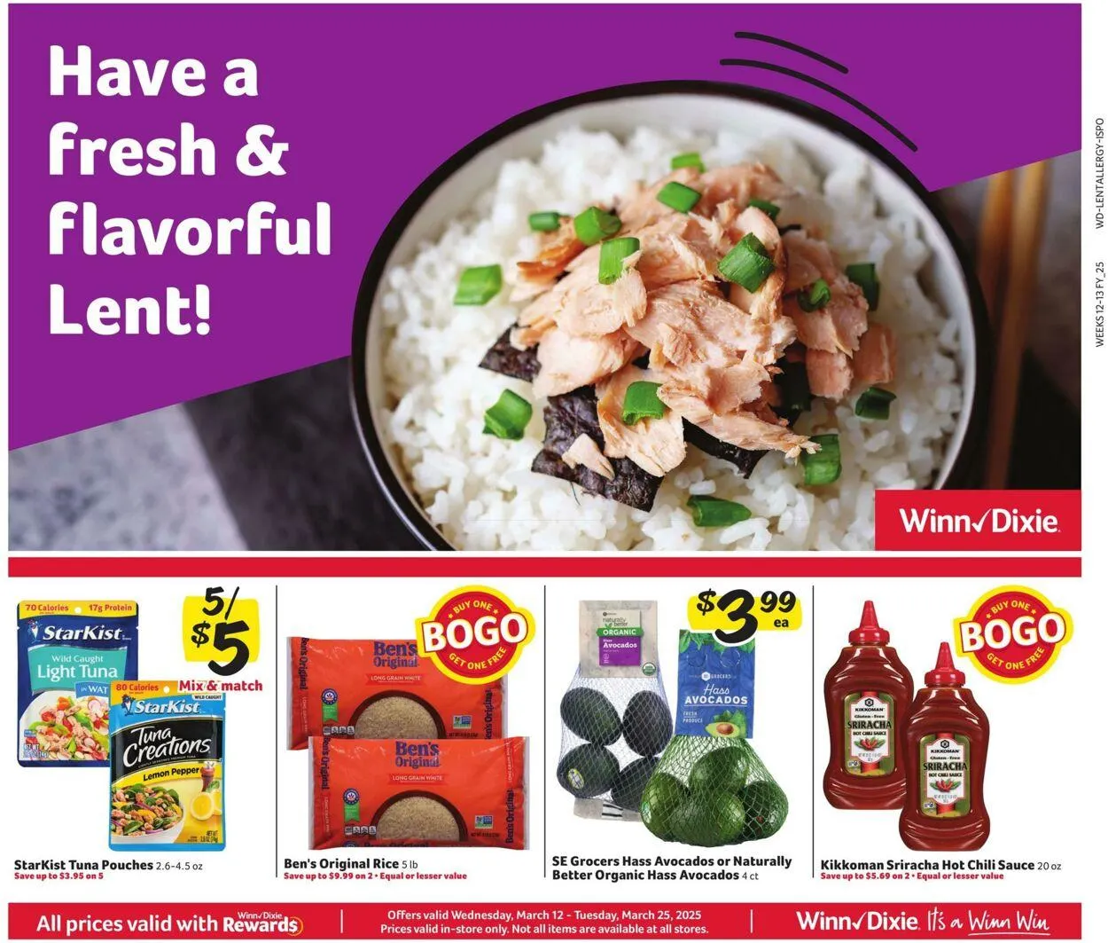 Catálogo de Winn Dixie Current weekly ad 12 de marzo al 25 de marzo 2025 - Página 1