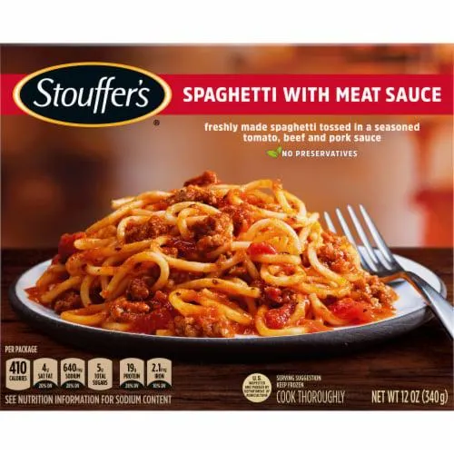 Stouffer's Spaghetti with Meat Sauce Frozen Meal