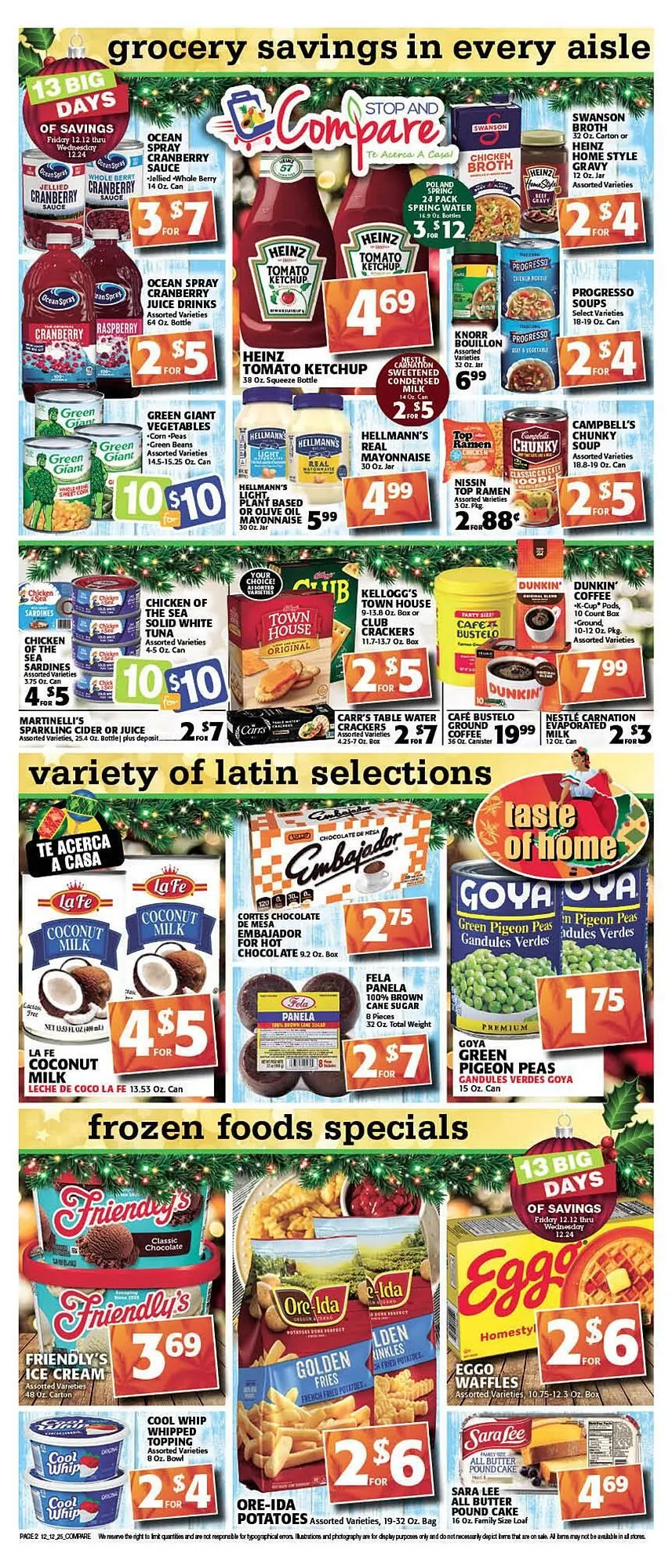 Catálogo de Stop and Compare Markets weekly ad 12 de diciembre al 24 de diciembre 2025 - Página 2