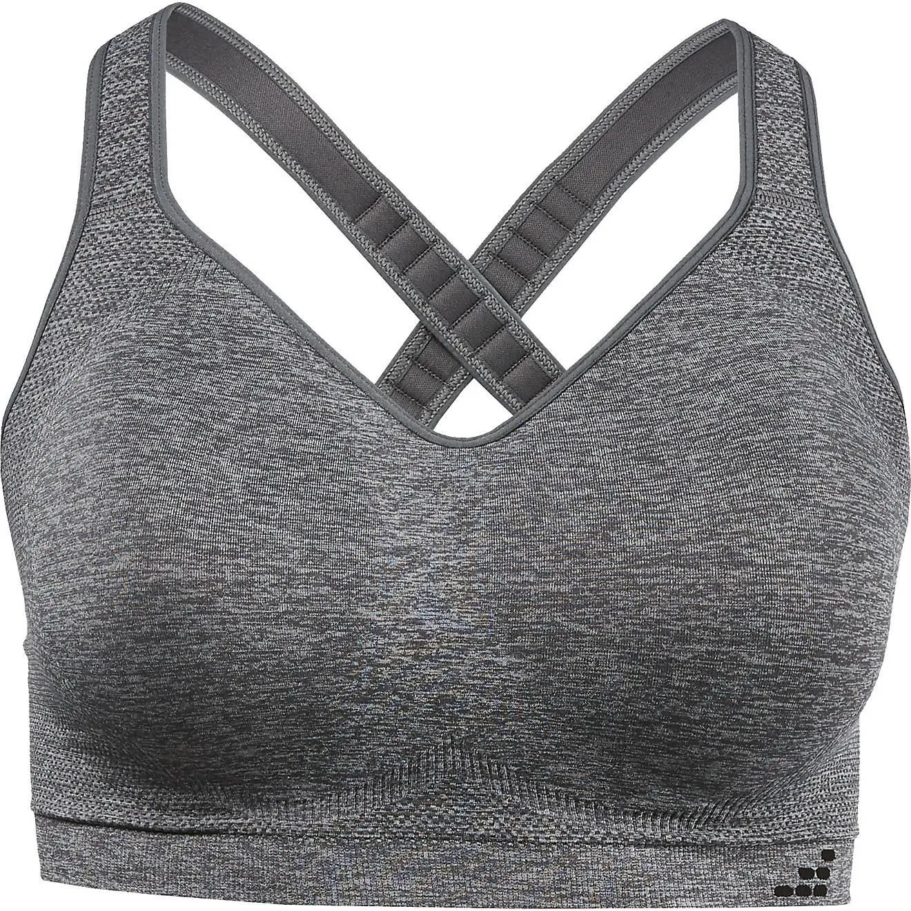 BCG Women's Mid Impact Racer Plus Size Sports Bra