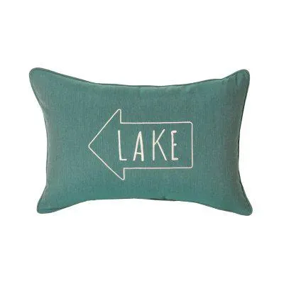 Peak Season Decorative Accent Pillow with Sunbrella Fabric, 14" x 20"