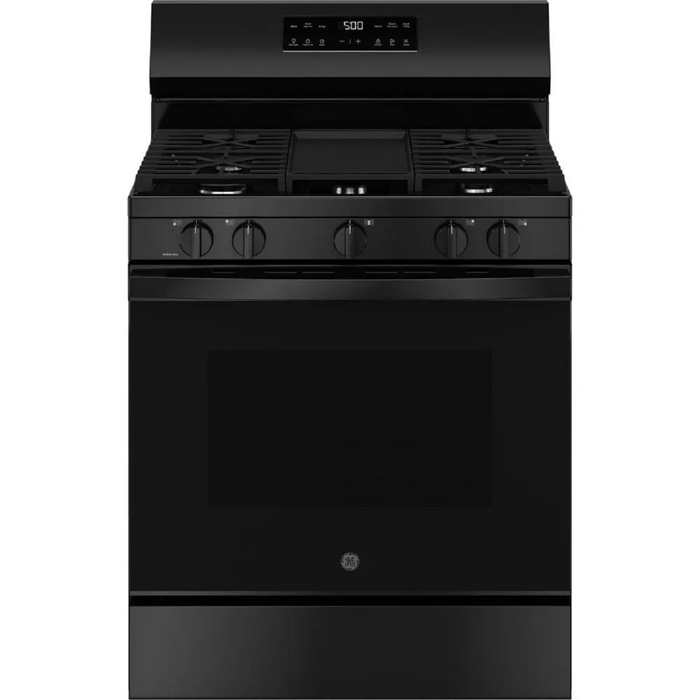 GE Appliances GGF500PVBB 30" Free-Standing Gas Range - Black