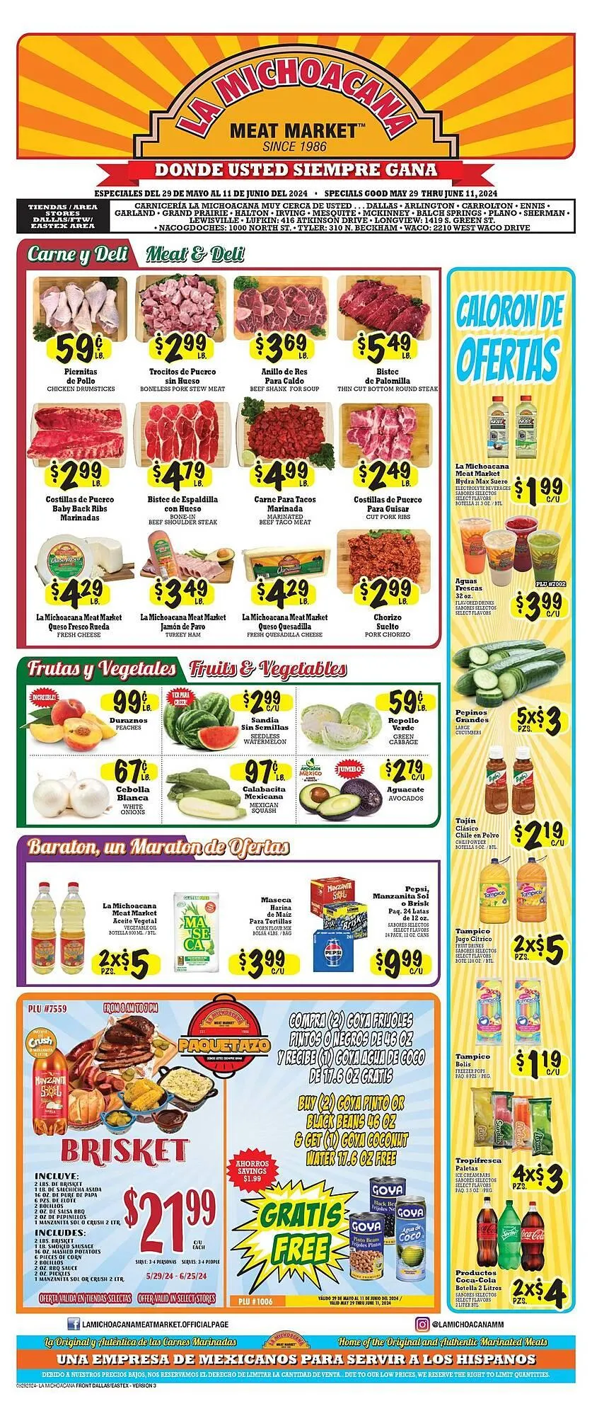 La Michoacana Weekly Ad - 1