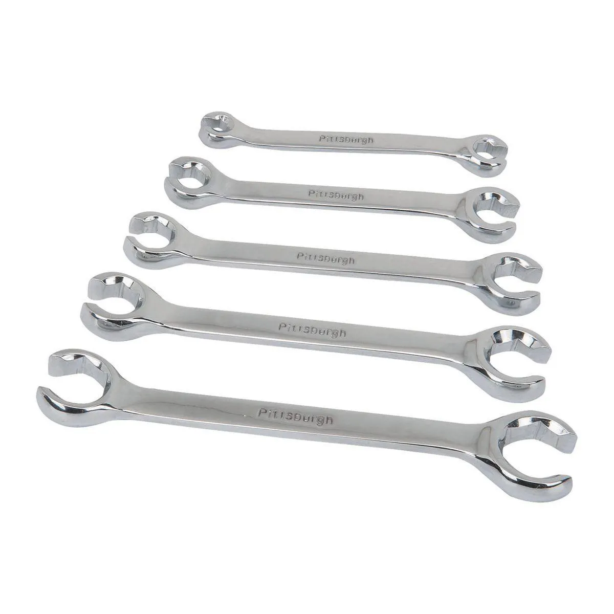Double-End SAE Flare Nut Wrench Set, 5 Piece
