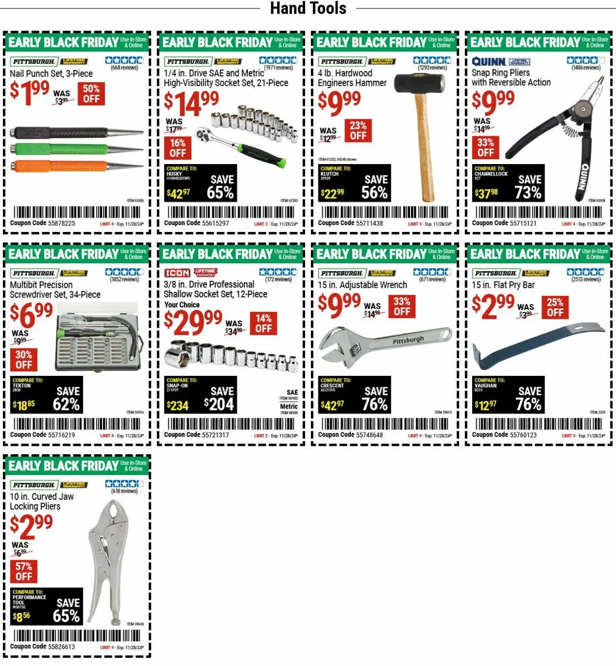 Catálogo de Harbor Freight Current weekly ad 18 de noviembre al 27 de noviembre 2024 - Página 5