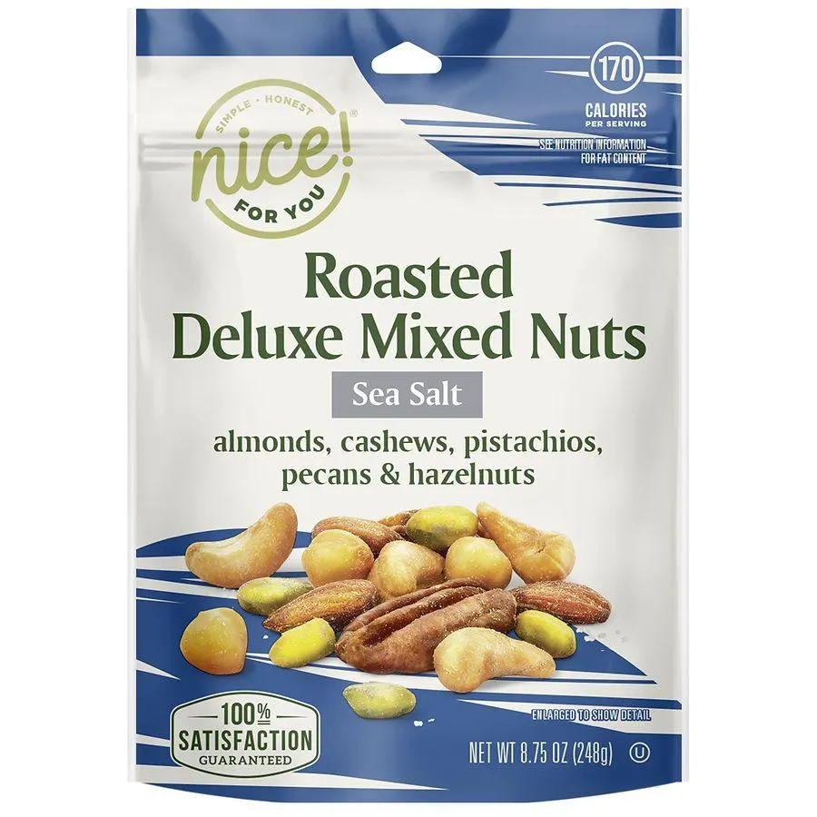 Nice! Roasted Deluxe Mixed Nuts Sea Salt