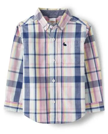 Camisa a cuadros familiar a juego para niños - Celebraciones de primavera - simplywht