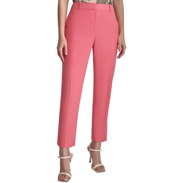Womens DKNY Solid Slim Pants