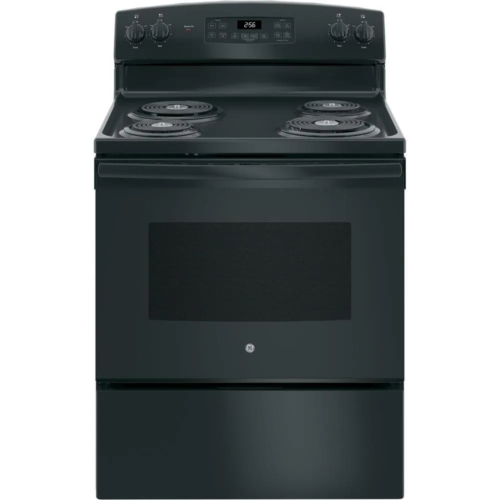 GE Appliances JB256DMBB 30" Free-Standing Electric Range - Black