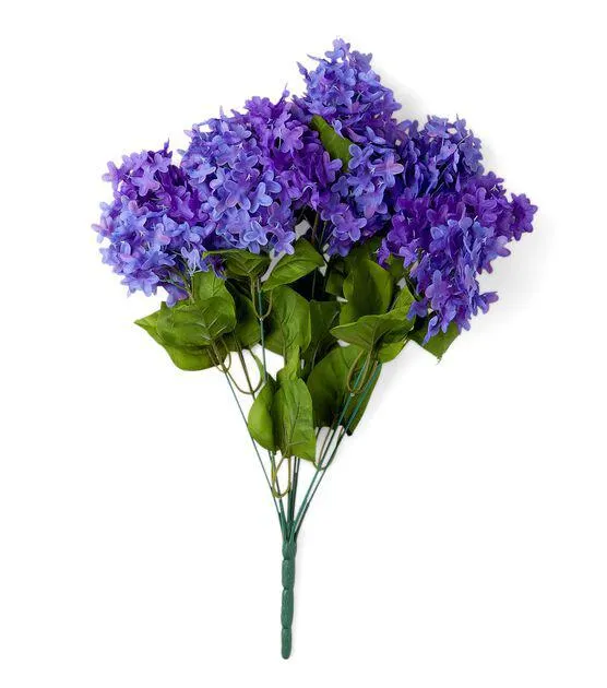 19.5" Spring Purple Lilac Bush by Bloom Room