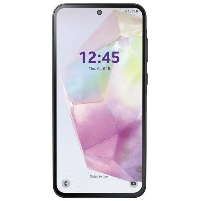 Straight Talk Samsung Galaxy A35 5G, Black - Prepaid Smartphone [Locked to Straight Talk]