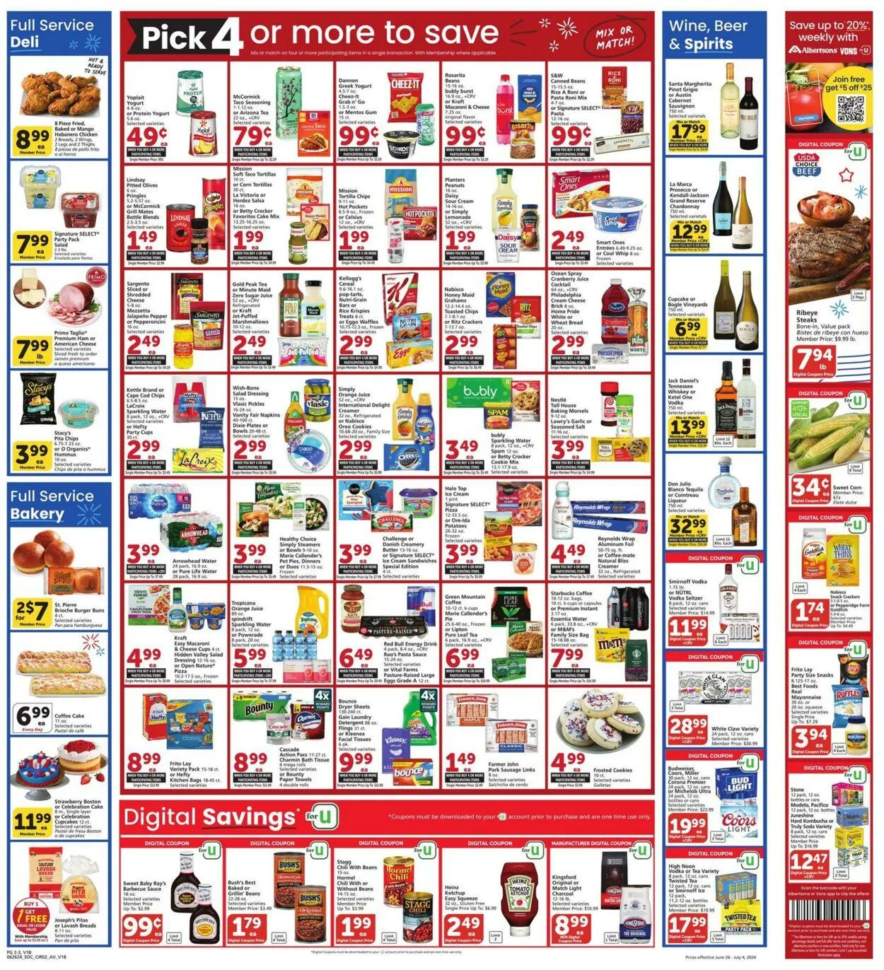 Catálogo de Vons Current weekly ad 26 de junio al 4 de julio 2024 - Página 2