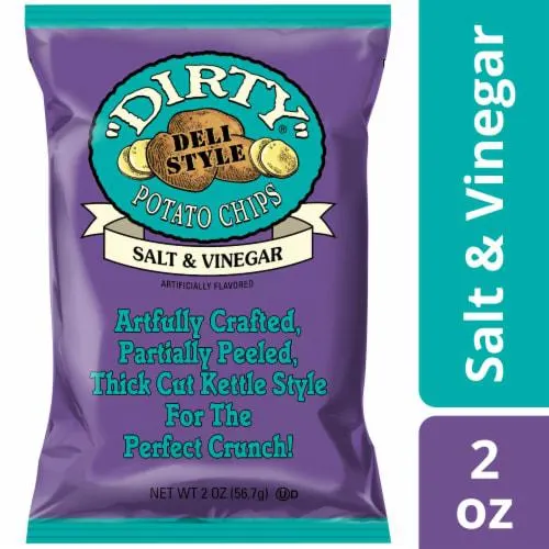 Dirty Potato Chips Salt & Vinegar Kettle Chips