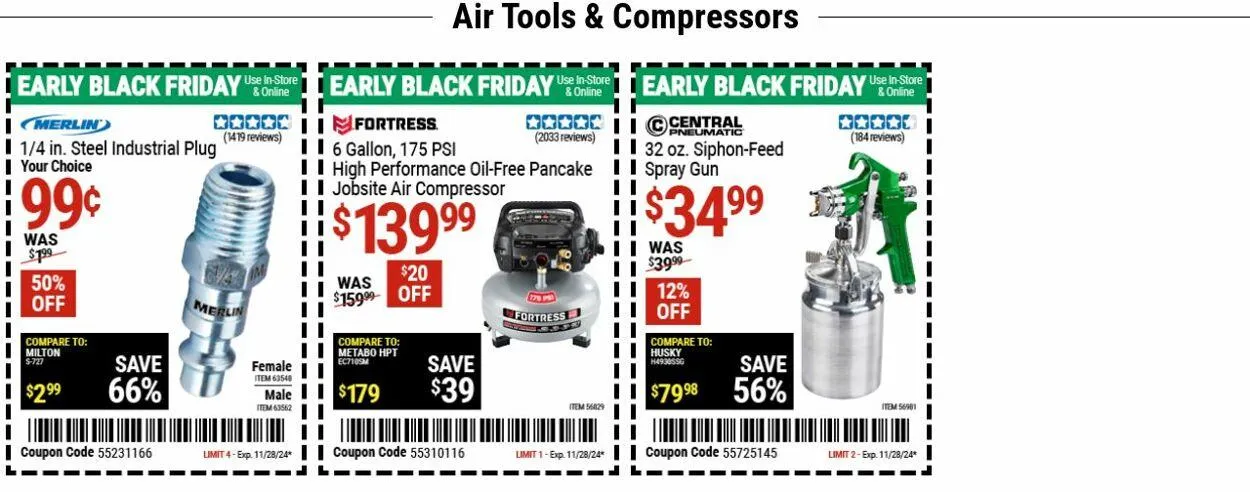Catálogo de Harbor Freight Current weekly ad 18 de noviembre al 27 de noviembre 2024 - Página 2