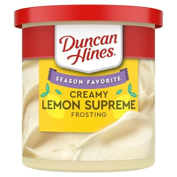Duncan Hines Creamy Lemon Supreme Frosting, 16 oz.