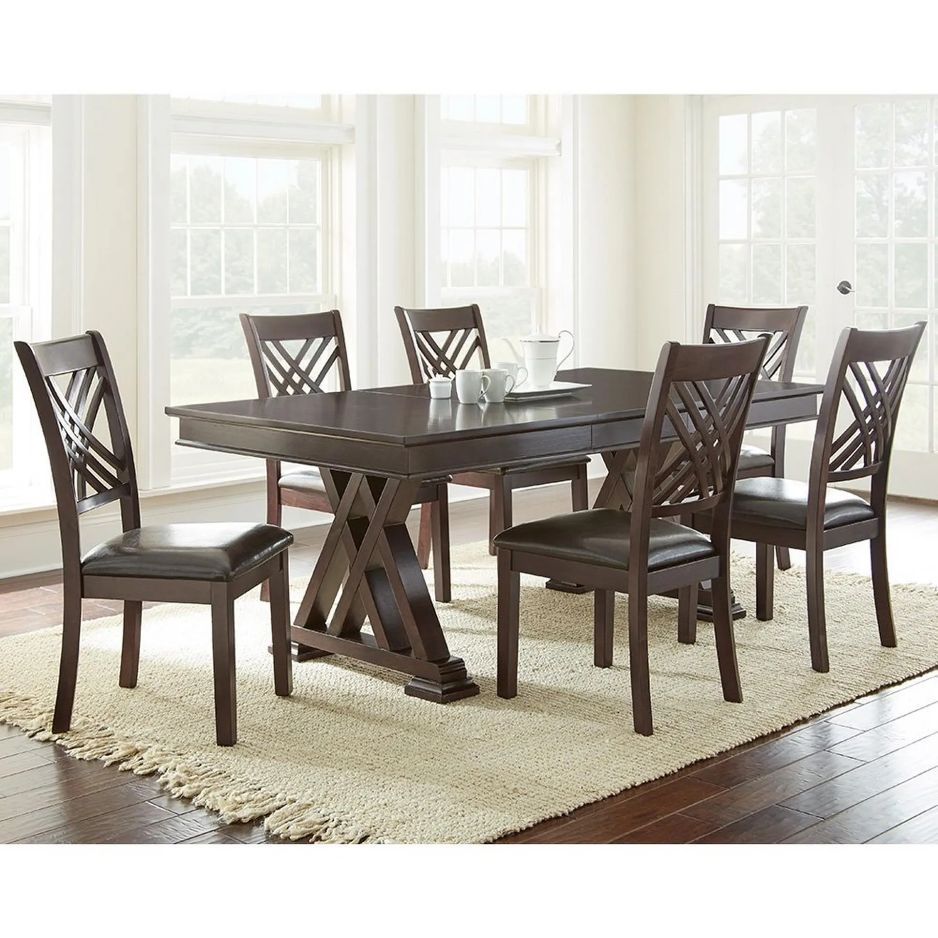 Juego de comedor Adrian de 7 piezas