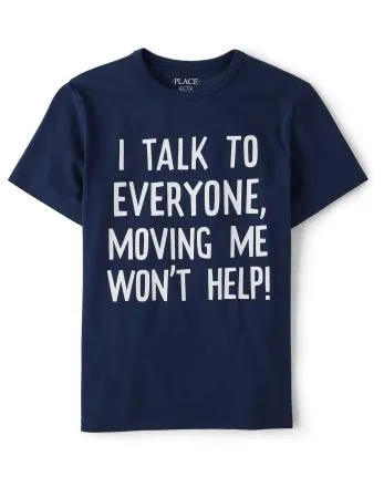 Boys Talk To Everyone Graphic Tee - tidal