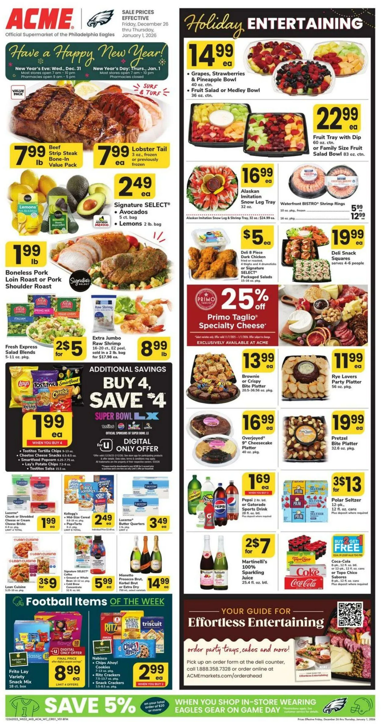 Catálogo de Acme Current weekly ad 26 de diciembre al 1 de enero 2026 - Página 1