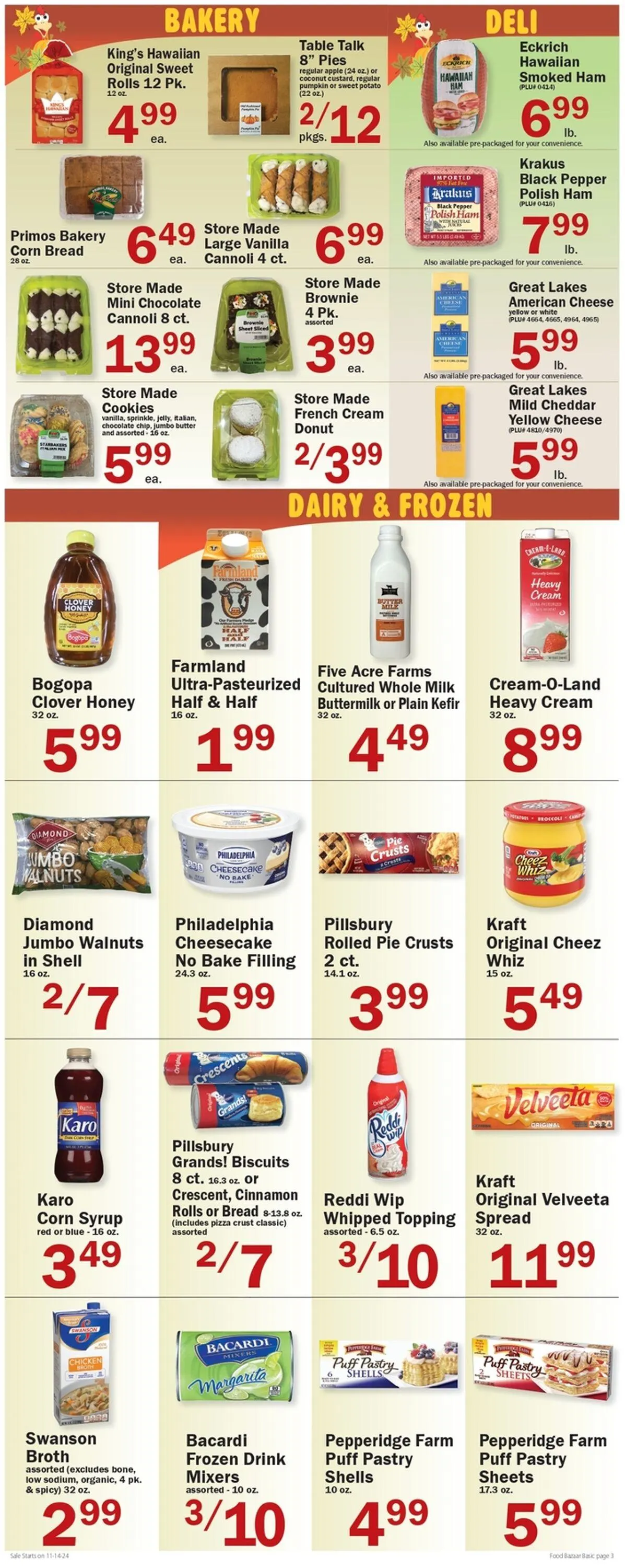 Catálogo de Food Bazaar Current weekly ad 14 de noviembre al 20 de noviembre 2024 - Página 3