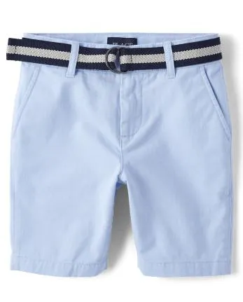 Shorts chinos con cinturón para niños - whirlwind