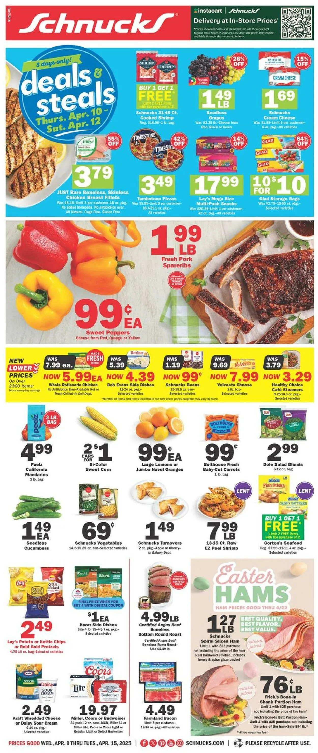 Catálogo de Schnucks Current weekly ad 9 de abril al 15 de abril 2025 - Página 1