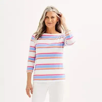 Women's Croft & Barrow® Boatneck Top