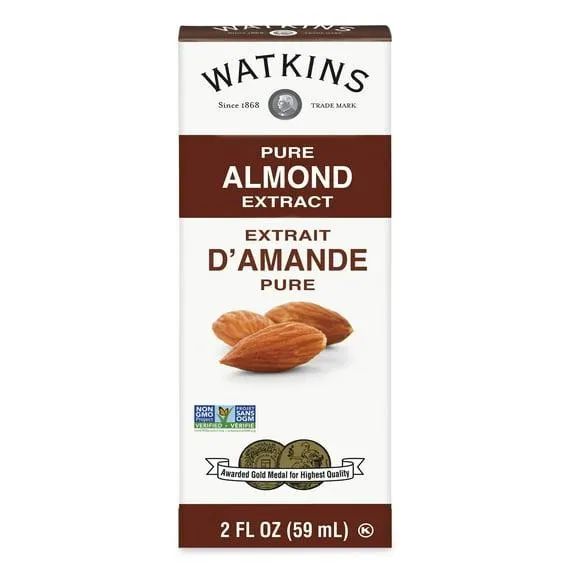 Watkins Pure Almond Extract, 2 fl oz (Liquid, Ambient, Plastic Container)