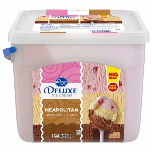 Kroger® Deluxe Neapolitan Ice Cream Family Size