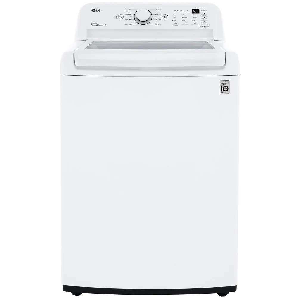 LG WT7000CW 4.5 cu. ft. Top Load Washer with TurboDrum™ – White
