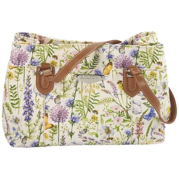 Koltov Denise Floral Tote