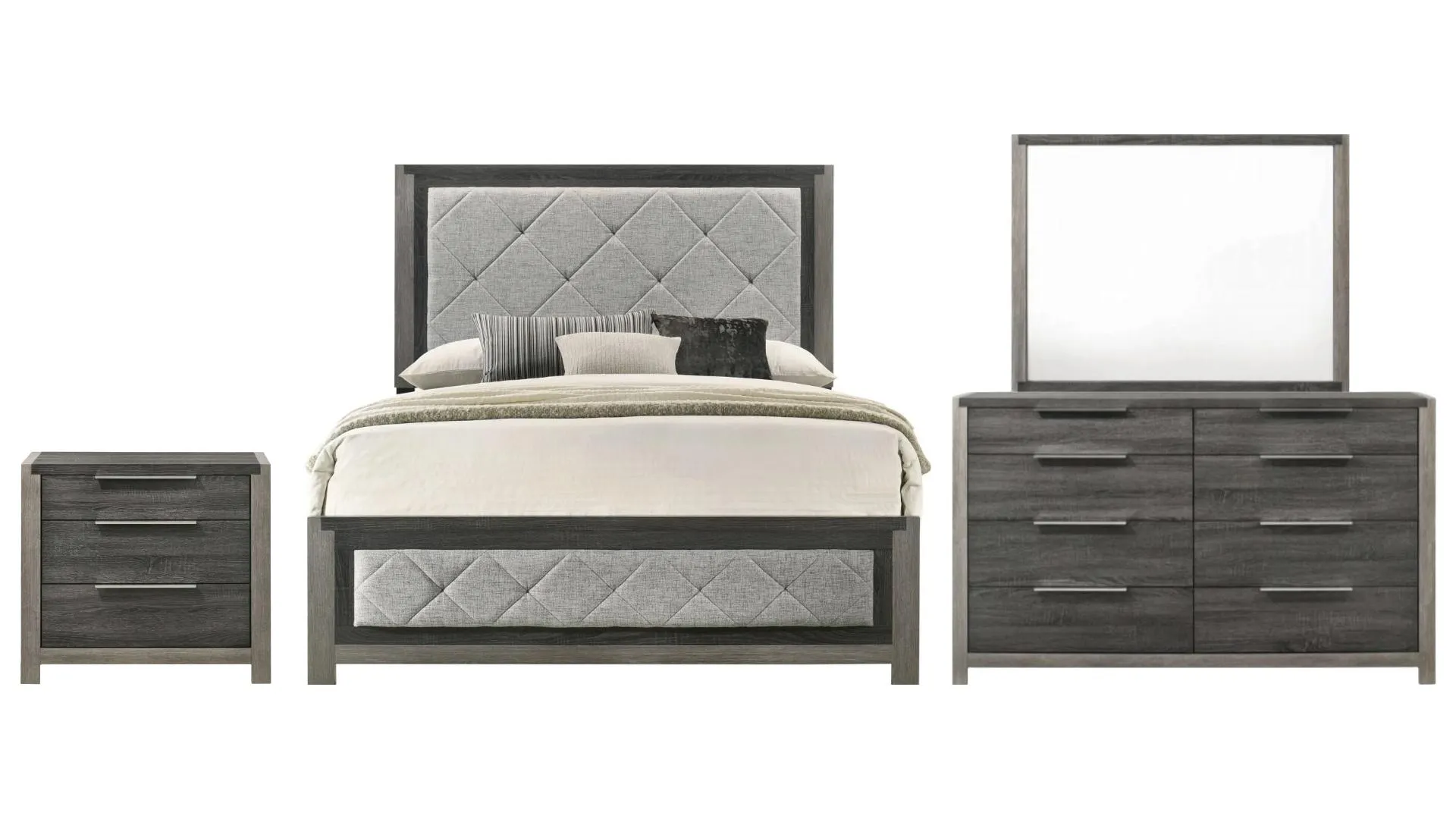 Cashmere 4pcs Queen Bed Set