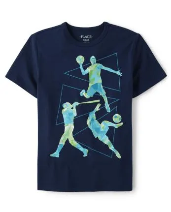 Boys Athletes Graphic Tee - tidal